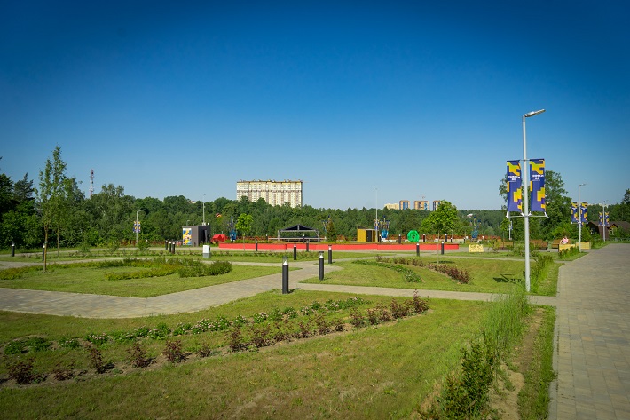 Открытие парка в микрорайоне Подрезково