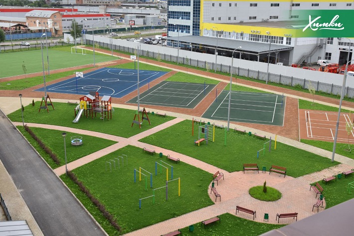 Школьные стадионы для занятия спортом в Химках