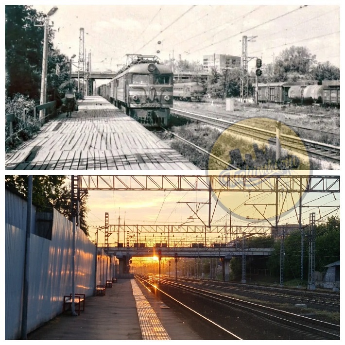 Станция Химки 1991 - 2022 года на снимках