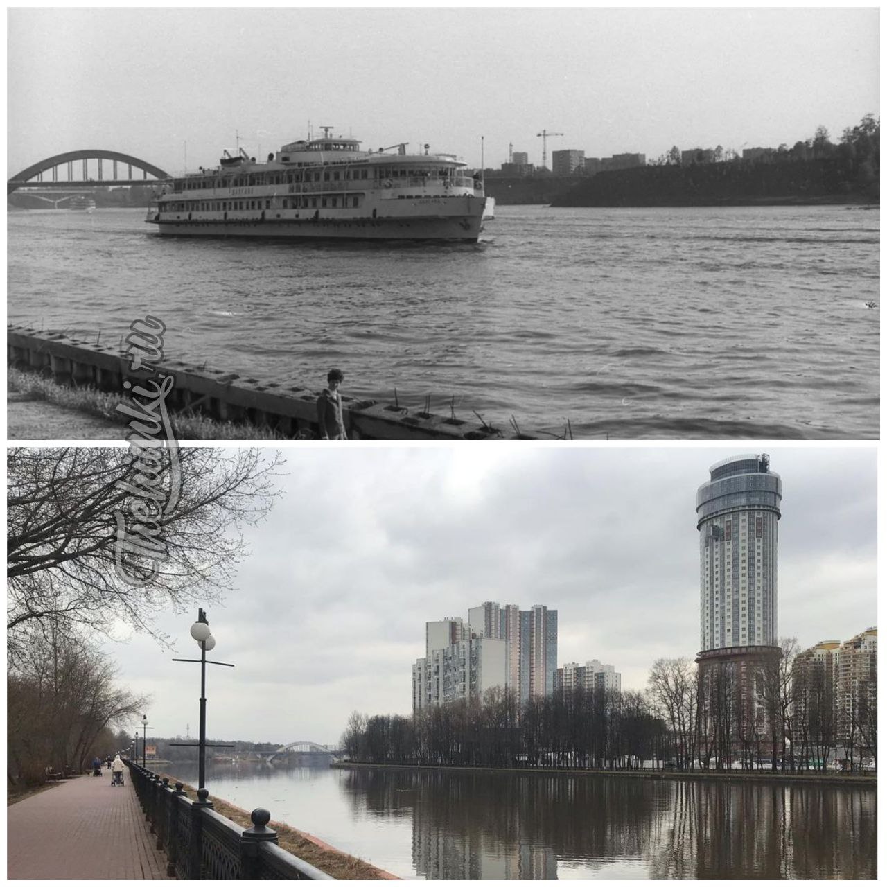 Канал им. Москвы / 1968-2022 года на снимках